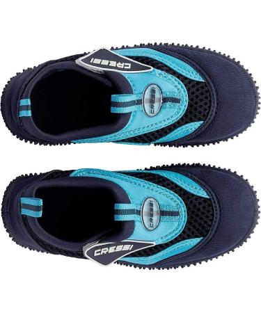 Cressi Children's Coral Jr Boy Bathing Shoes - Multicolor Blue & Light Blue | EU Size 31 | Ideal for Swimming & Beach Activities - Buy Online on GoSupps.com