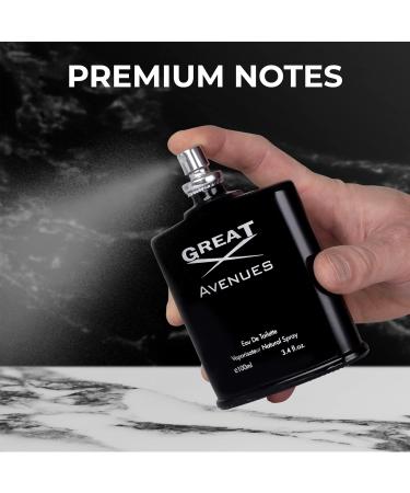 NovoGlow Great Avenues for Men - 100ml Eau De Parfum Spray for Men - Long Lasting Woody Fruity & Smoky Fragrance Smell Fresh All Day Long (B) - Buy Online on GoSupps.com