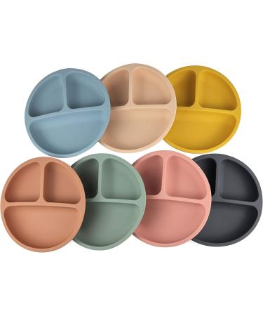 Shop OLGS Silicone Baby Plate | BPA-Free Toddler Plates | Slip-Proof Snack Plate for Kids | Cream Dining & Breakfast Plates for Ages 6 Months+ - Buy Online on GoSupps.com