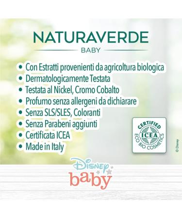 Disney Baby BIO ICEA Eco Cosmetics - Oatmeal Chamomile Shea Butter Cream 100ml | Softening & Gentle for Babies - Buy Online on GoSupps.com