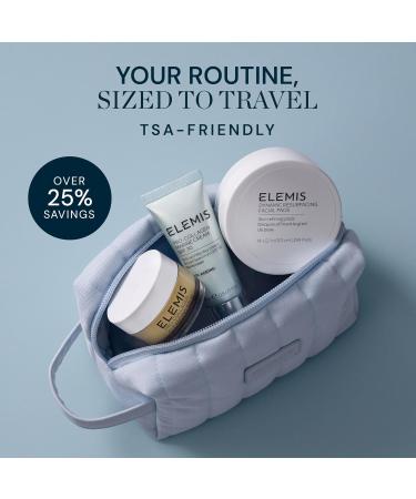 ELEMIS Healthy Skin Exclusive Travel Set | Pro-Collagen Cleansing Balm Mini Marine Cream SPF 30 Mini & Dynamic Resurfacing Pads | Anti-Aging Hydrating Skincare Travel Kit - Buy Online on GoSupps.com