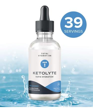 Total Hydration Electrolyte Supplement Bundle - Daylyte Daily Hydration Unflavored (39 Drops) + Ketolyte Rapid Hydration Unflavored (39 Drops) for Endurance Rejuvenation - Calorie Free Vegan - Buy Online on GoSupps.com