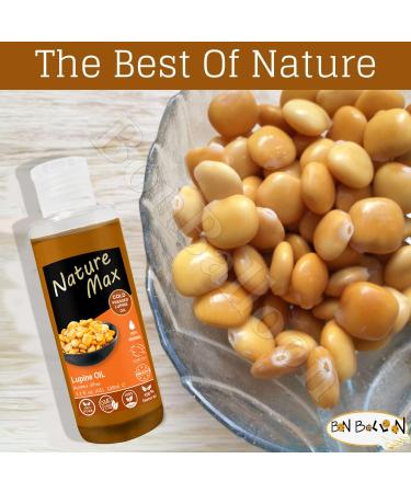 Nature Max Lupine Oil Essential Oils Natural Undiluted Pure For Hair And Skin Care Cold Pressed Premium (1Pack 3.38 oz / 100 ml)  - Buy Online on GoSupps.com