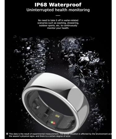 Buy Stylish IPX8 Smart Ring Upgrade | Intelligent Sleep Monitor & Health Tracker | Gold No.18 - Perfect for Daily Use - Buy Online on GoSupps.com