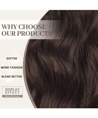 Hair Extensions 22 Inch Invisible Wire Hair Extensions 4 Clips In Natural Synthetic Long Wavy Hairpieces For Women Daily Party Hair Pieces(60) 22inch-55cm 60 - Buy Online on GoSupps.com