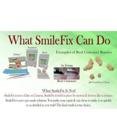 SmileFix Color Matching Deluxe Dental Repair Kit - Fill Gaps and Replace Broken Teeth at Home - Buy Online on GoSupps.com