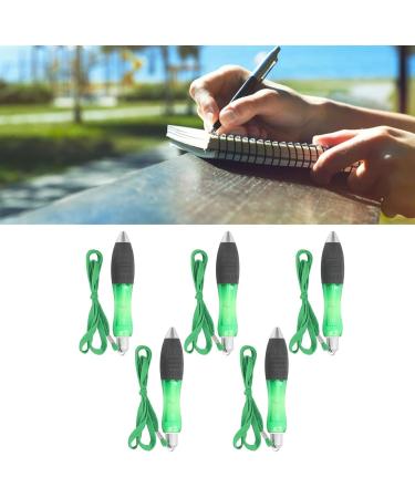 5-Piece Weighted Pens for Hand Tremors | Extra Wide Grip Retractable Fat Pens for Arthritis & Parkinson's - Green - Buy Online on GoSupps.com