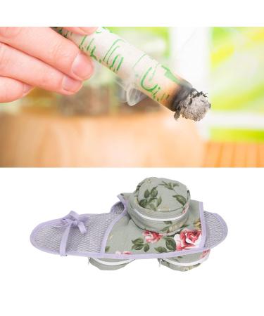 Moxibustion Herbal Heating Bag | Traditional Moxa Therapy Cloth with 3 Zip Pockets for Targeted Reflexology - Buy Online on GoSupps.com