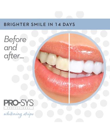 PRO-SYS Whitening Strips Kit - Sensitive Teeth Whitening Stain Remover 28 Strips for Effective Teeth Whitening - Buy Online on GoSupps.com