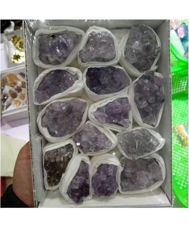 Amethyst Rough Stone New Natural Amethyst Geode Crystal Quartz Amethyst Cluster Specimen Natural Stones and Minerals - Buy Online on GoSupps.com