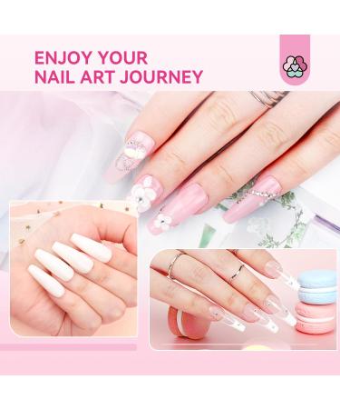 Saviland 5 PCS Kolinsky Acrylic Nail Brush Set - Professional Brushes for Acrylic Nails - Pink Nail Brushes for Acrylic Powder & Liquid Extension - Size 4/8/10/14/16 - Buy Online on GoSupps.com