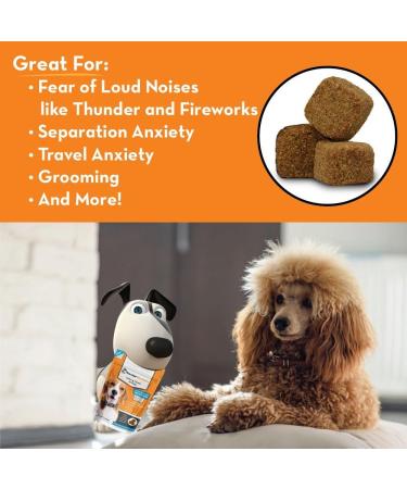 Buy ThunderWunders Dog Calming Chews | 180 Count | Relieve Stress from Separation Storms & Travel | Thiamine L-Tryptophan Melatonin & Ginger - Buy Online on GoSupps.com