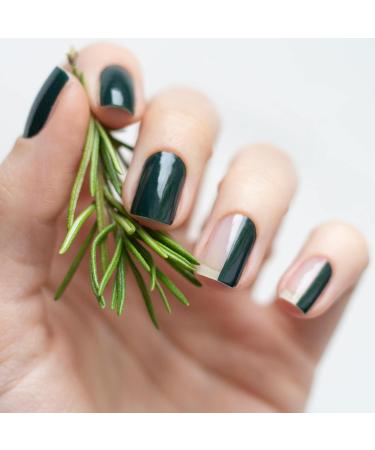 Avoa Beauty Green with Envy Nail Film | Dark Green Self-Adhesive Nail Wraps - Long-Lasting Transparent Nail Art Design - 16 Pack - Buy Online on GoSupps.com