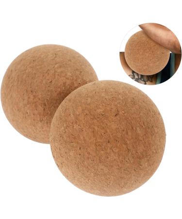 Collbath 2ST Cork Yoga Ball - Deep Tissue Muscle Roll & Foot Massage Device | Trigger Point Fitness Myofascial Relief - Buy Online on GoSupps.com