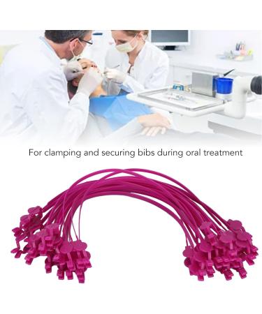 Buy Plastic Dental Napkin Clip - Safe & Flexible Bib Holder for Adults Children & Babies (Purple) | Best Price & Fast International Shipping - Buy Online on GoSupps.com