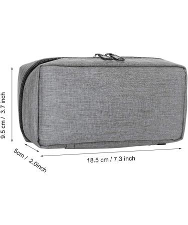 Insulin Cooler Protector Bag - Gray Optional Medicine Cooling Pouch for Travel, Office & Outdoor Sports - Inhaler Case for Elderly & Kids - Keeps Medicine Cool (Grey) - Buy Online on GoSupps.com