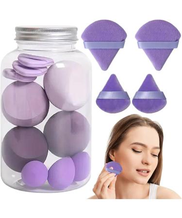 Beauty Sponges Blender | Soft Blending Sponge | Versatile Powder Puff & Beauty Sponge Wet & Dry Use for New Year Purple - Buy Online on GoSupps.com