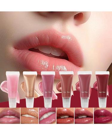  Tewzafiya Lip Gloss - Moisturizing Gloss for Luminous Lips Nourishing Plumping Moisturizing Lipstick with a Natural Effect - Buy Online on GoSupps.com