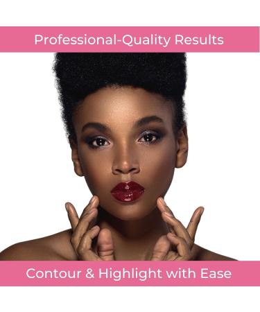 Contouring & Highlighting Make-up Stamp | Perfect Contour Tool for Powder, Liquid, & Cream | Contour Applicator for Flawless Results - Buy Online on GoSupps.com