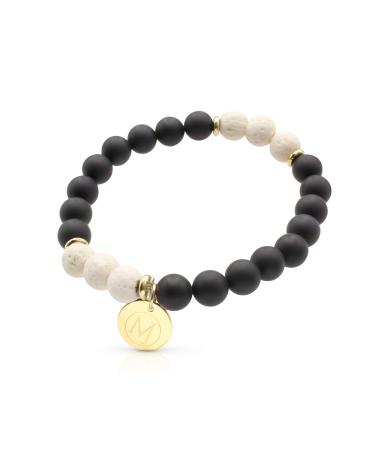 Essential Oil Bracelet Anxiety Bracelet Aromatherapy Bracelet Lava Stone Bracelet Essential Oil Diffuser Bracelet for Anxiety & Bracelet for Men & Women and Mens Bracelet