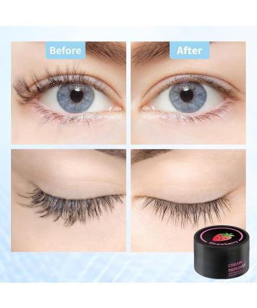  CHRONTIER CHRONTIER Eyelash Extension Makeup Remover Cream 5g - Gentle makeup remover without eye irritation - Strawberry (ready) - Buy Online on GoSupps.com