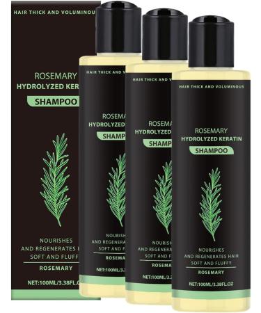 3 Pack Rosemary Shampoo for Hair Growth Natural Organic Shampoo Oil Control Reduces Static Charge and Frizz Unisex - Buy Online on GoSupps.com