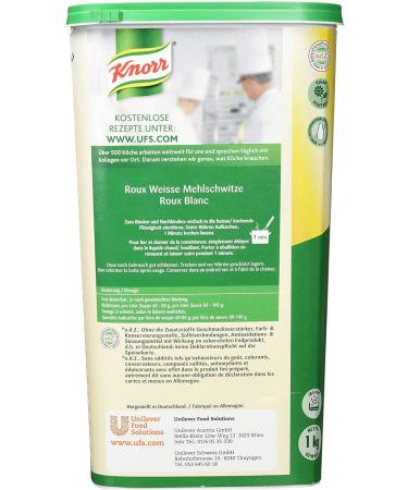 Buy Knorr Roux White Roux 1kg | Instant Stable Sauce Binding for Perfect Cooking - Buy Online on GoSupps.com
