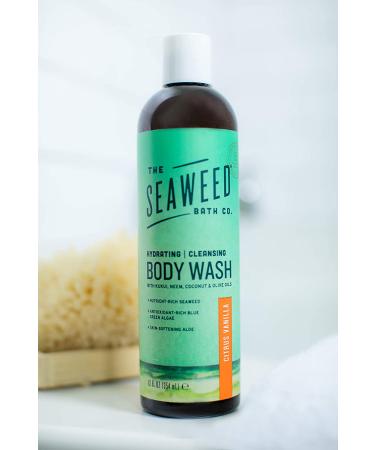 Seaweed Bath Co. Citrus Vanilla Hydrating Body Wash 12 fl oz - Refresh & Moisturize - Buy Online on GoSupps.com