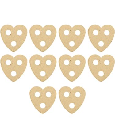 HEALLILY 10Pcs Heart Shaped Moxibustion Sticks - Natural Chinese Beifu Moxa | Optimal Healing & Wellness (3x 2.8cm) - Buy Online on GoSupps.com