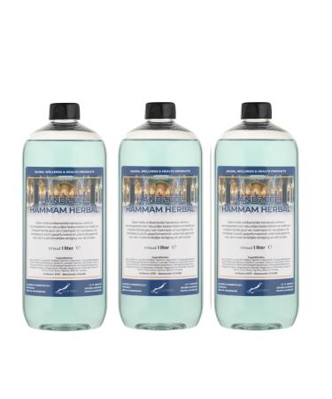 Claudius Hammam Herbal Hand Soap 1L - Transparent - Pack of 3