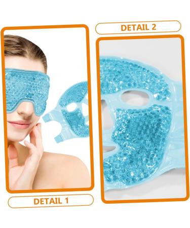 Angoily Anti-Swelling Eye Mask Set | Instant Relief for Swollen Eyes | Cool Gel Sleep Mask for Women | Travel-Friendly Ice Cream Bag - Buy Online on GoSupps.com