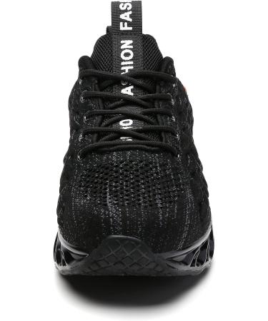 SKDOIUL Men's Black Sport Running Tennis Walking Sneakers - Size 10.5 - Buy Online on GoSupps.com