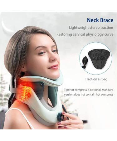 Adjustable Inflatable Neck & Ear Traction Device | Ultimate Neck Pain Relief | Comfortable Support & Decompression - Buy Online on GoSupps.com