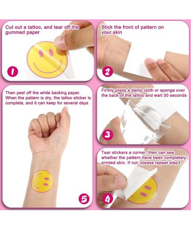 144 Pieces Pink Preppy Theme Temporary Tattoos - Assorted Cowgirl Birthday Decorations for Girls - Bachelorette Party Stickers with 9 Styles - Buy Online on GoSupps.com