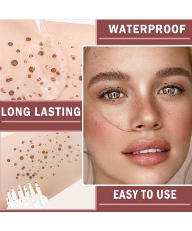 Freckle Pen Stamp - Waterproof Long Lasting Natural Makeup for Fake Freckles - Saddle Brown - Buy Online on GoSupps.com