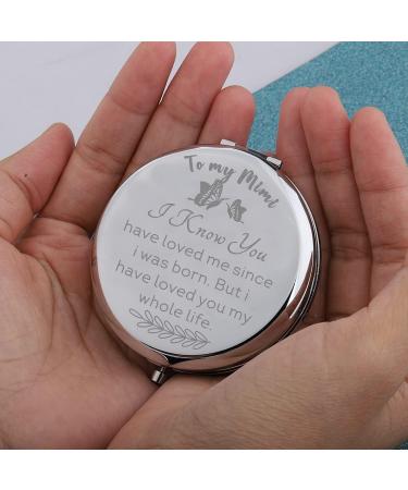 KUIYAI Mimi Gift Grandmother Gift Grandma Compact Mirror Mother s Day Gift for Grandmother Mother (mimi mirrorUK) - Buy Online on GoSupps.com