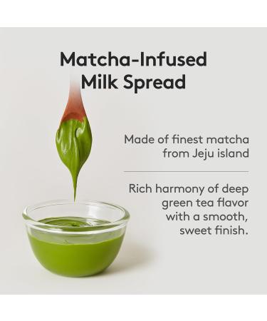 OSULLOC Green Tea Milk Spread (7.05 oz 200g) Made of Finest Matcha from Jeju Island Matcha-Infused Spreads - Buy Online on GoSupps.com