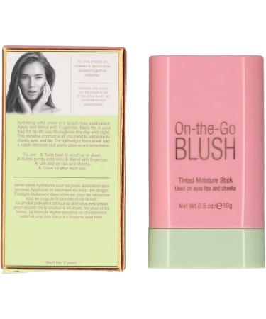 Cream Blush Stick Easy Apply Twist Stick Blush for Cheeks for Eyelids and Lips (1#shy pink) - Buy Online on GoSupps.com