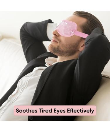 Albert Austin Cooling Eye Mask for Puffy Eyes Reversible Soft Plush Cold Eye Mask Relieves Sinus Pain Headache Migraine Reusable Hot Cold Therapy Cooling Gel Eye Mask Dark Circles Swollen Eyes - Buy Online on GoSupps.com