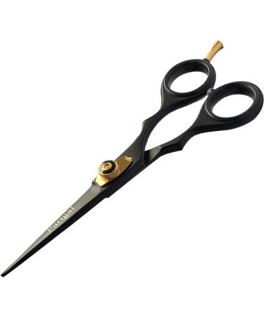 Professional 5.5 Inch Hair Cutting Scissors - Razor Edged Barber Shears in Japanese Stainless Steel - Durable Handcrafted Tools for Men & Women - Black - Buy Online on GoSupps.com