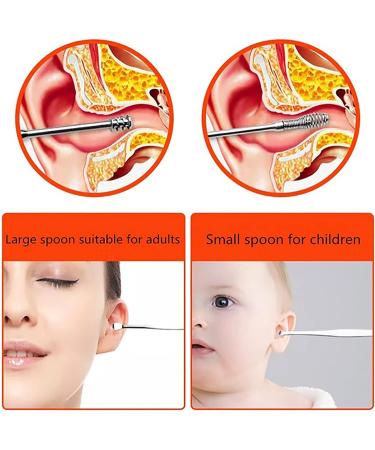 6-in-1 Innovative Spring Earwax Removal Kit | Reusable Ear Cleaner Set with Cleaning Brushes - Brown One Size - Buy Online on GoSupps.com