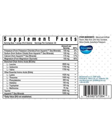 Merica Labz Suprimos BCAA/EAA Supplement with Electrolytes - Maximum Performance & Endurance | 30 Servings (19th Hole) - International Shipping Available - Buy Online on GoSupps.com