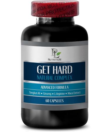 Get Hard with Men's Advanced Formula Pills - 60 Capsules - Tongkat Ali & Maca Root Extract - for Men and Women - Buy Online on GoSupps.com