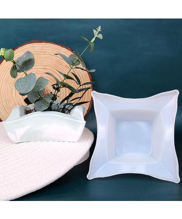Square Geometric Flower Pot Silicone Mold for Epoxy Resin Succulent Planter, Vase, Cactus, Concrete, Candle Holder - Irregular Design - Buy Online on GoSupps.com