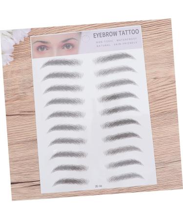FOMIYES 2pcs 3d Eyebrow Stickers Lady Tools 3d Stickers Artificial Eyebrow Miss Eyebrow Shape The Lazy - Buy Online on GoSupps.com