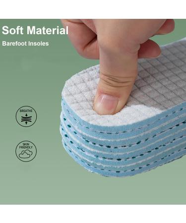 Shop 3 Pair Anti-Slip Cotton Sockless Insoles - Washable Barefoot Inserts for Odor Control | US Women 9 / Men 6 / EU 39 - Buy Online on GoSupps.com