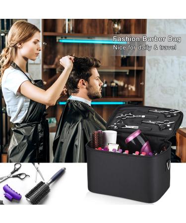 Large Barber Hairdresser Bag | Stylish Traveling Bag for Hairstylists | Storage for Clippers Scissors Brushes & Tools | Perfect Barber Supply Tote w/ Shoulder Strap - Buy Online on GoSupps.com