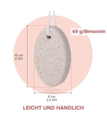 Valneo Pumice Stone for Corns - 2-Pack (69g Each) Natural Foot & Hand Care Tool - Buy Online on GoSupps.com