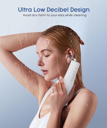 Wireless Ear Wax Removal Tool - Safe & Effective Kit with 3 Pressure Modes 8 Tips & Basin for Adults - Buy Online on GoSupps.com