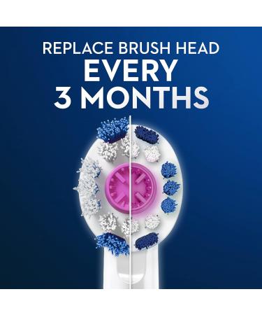 Oral-B 3D White Electric Toothbrush Replacement Brush Heads - Pack of 6 - Buy Online on GoSupps.com